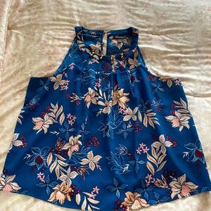 Gorgeous halter style top with gold embellishments